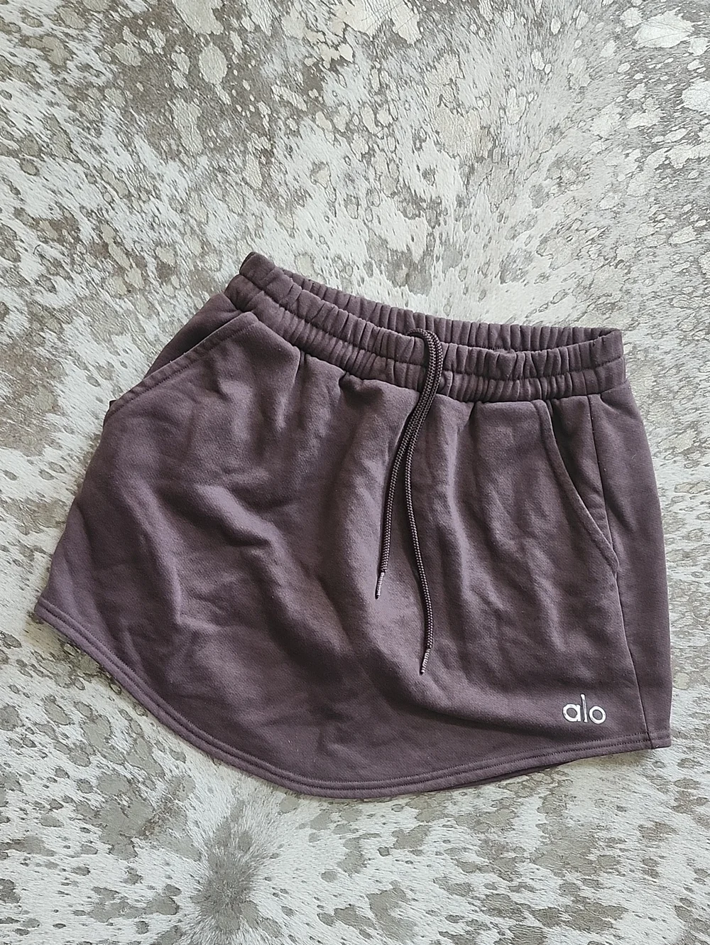 ALO Yoga High Waist Accolade Brown Skort SzXS